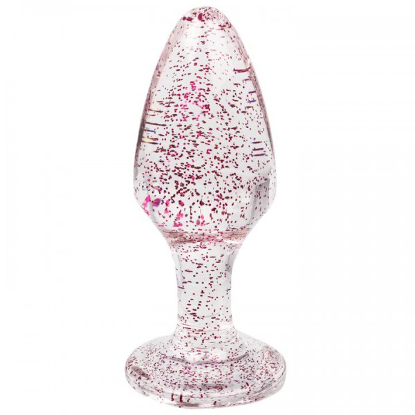 Bondara Sweet Cheeks Pink Glitter Butt Plug – 4 Inch — image 4 of 4