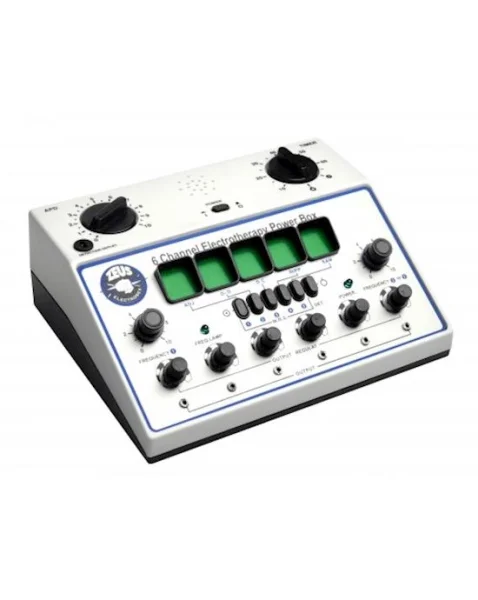 6 Channel Deluxe Electrosex Power Box - White