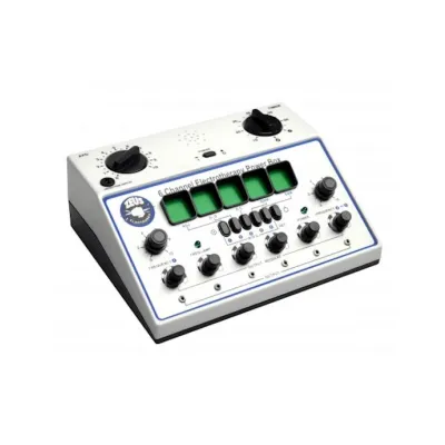 6 Channel Deluxe Electrosex Power Box White