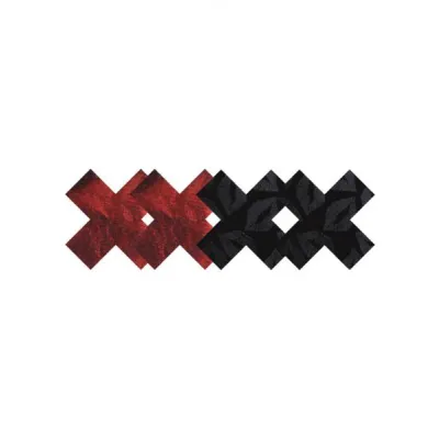 Stolen Kisses X Pasties Red Black 2 Pack