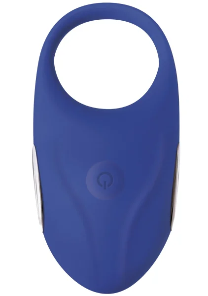 Adam & Eve Rechargeable Couples Penis Ring - Blue