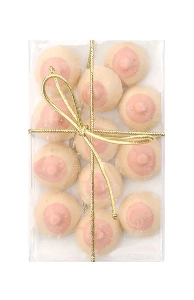 Bite Size Boobs White Chocolate Butterscotch 12 Pack