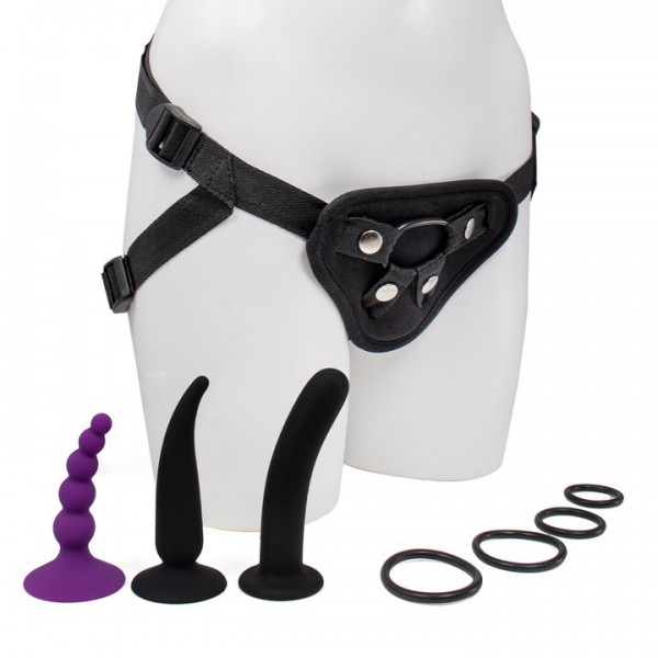 Early to Bed Strap-On Four-Piece Bundle