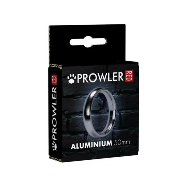 Prowler Red 50mm Ring Silver