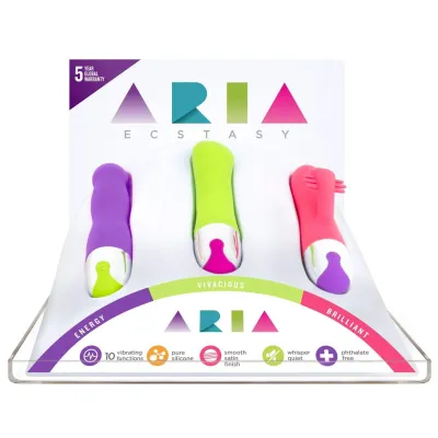 Aria Large Vibes Tester Display Kit Minimum Purchase Required