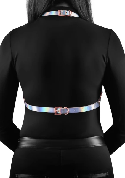 Cosmo Vamp Chest Harness Large / X-Large - Rainbow
