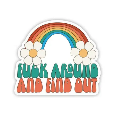 Games Novelty Twisted Wares Fuck Around And Find Out Sticker