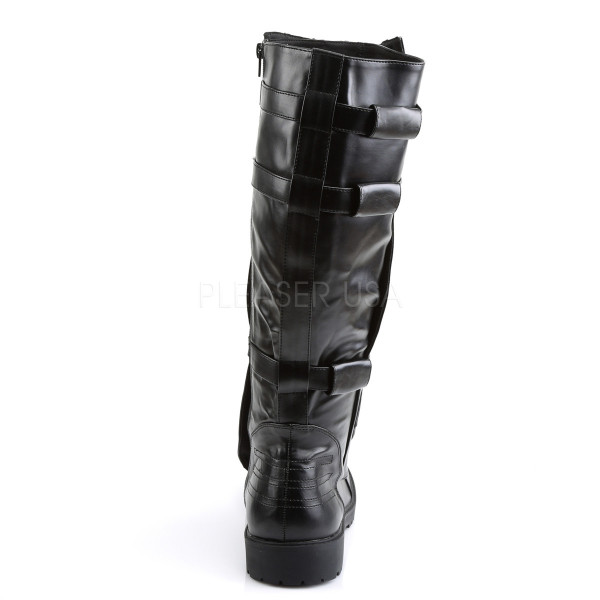WALKER-130 - Super Hero Blk Pu Men's Knee Boot — image 4 of 4