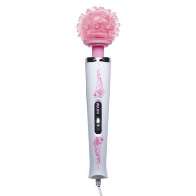 7 Speed Wand Massager With Attachment Kit 110v Pink