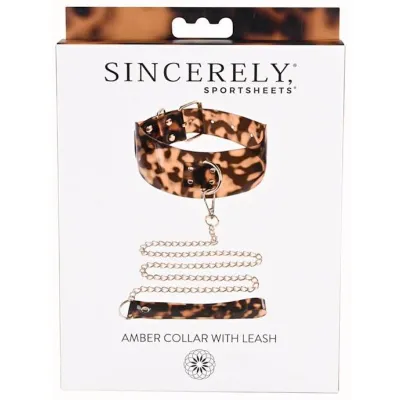 Amber Collar And Leash