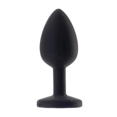 Kink Range Silicone Gemmed Butt Plug 2 8 Inch Small