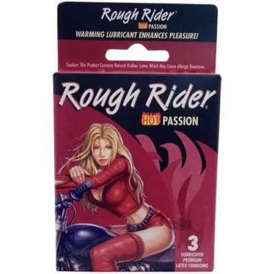 Hot Rider 3 Pack Lubricated Latex Condoms