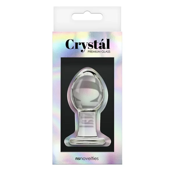 Crystal Premium Glass Medium Butt Plug — image 6 of 7