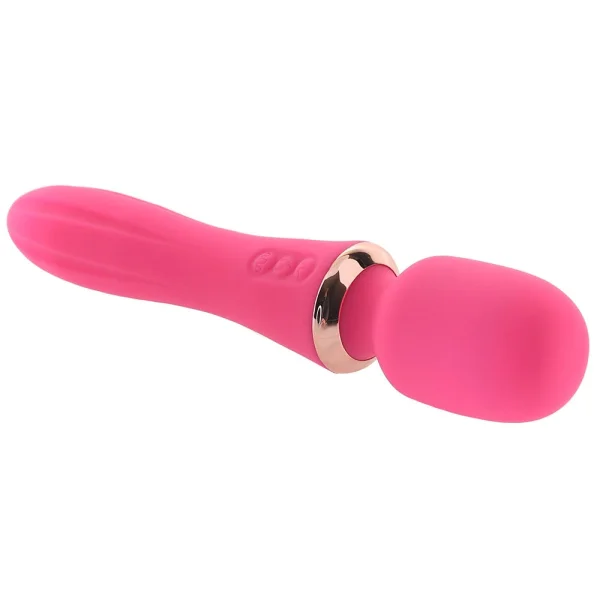 Nubii Mika Silicone Rechargeable Waterproof Mini Wand Massager By Nu Sensuelle - Pink