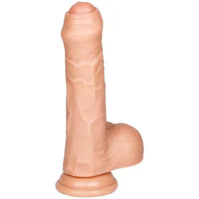 Bondara Whole Hog Light Tone Uncut Suction Cup Dildo 7 Inch