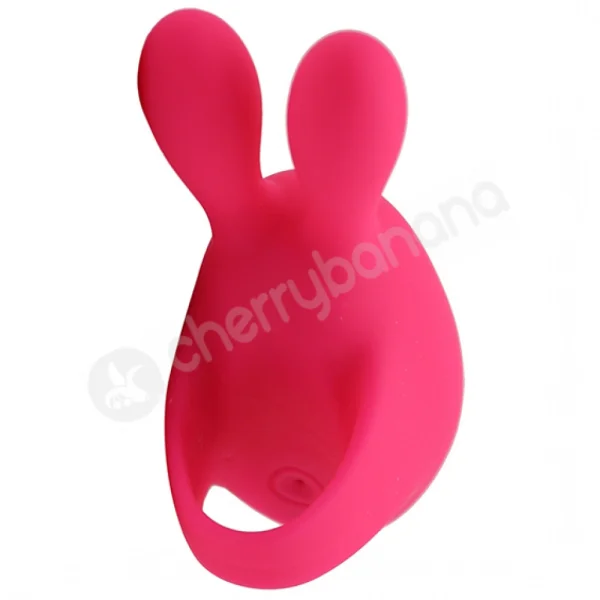 Cherry Banana Pink Finger Bunny Vibrator