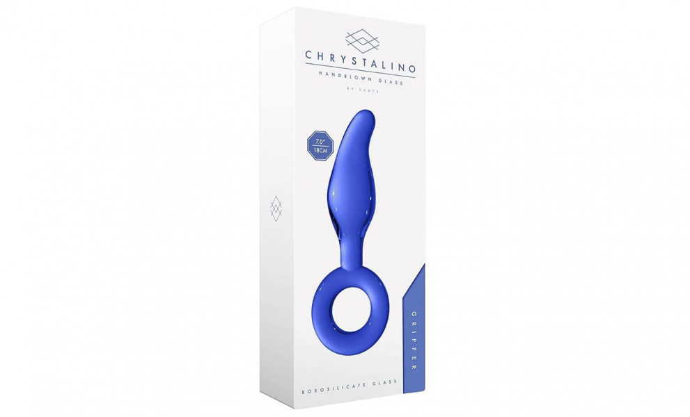 CHRYSTALINO Gripper Glass Anal Plug