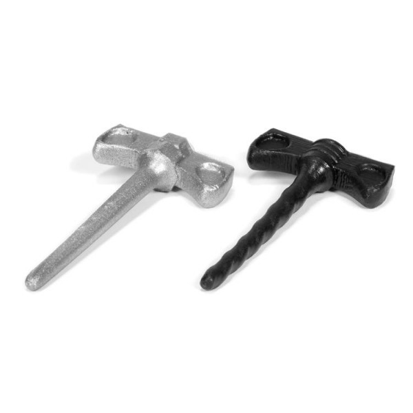 Oxballs Cock Screw Silicone Urethral Sound Kit, Set of 2