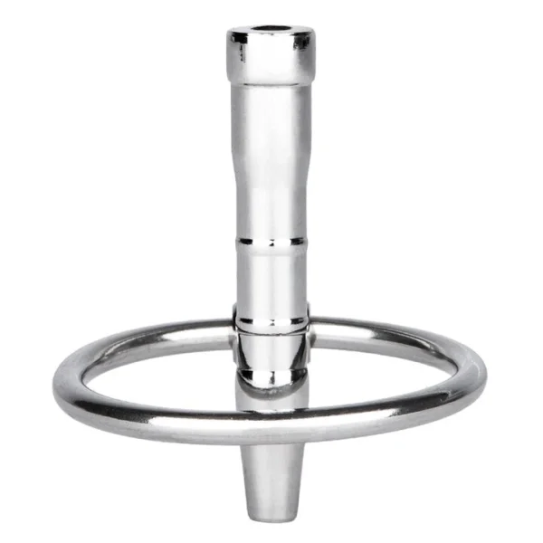 Torment Stainless Steel Through-Hole Glans Ring Penis Plug - 4cm — image 5 of 6