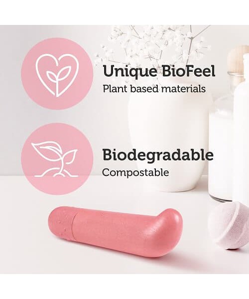 Gaia Biodegradable Eco G-Spot Vibrator Coral — image 6 of 9
