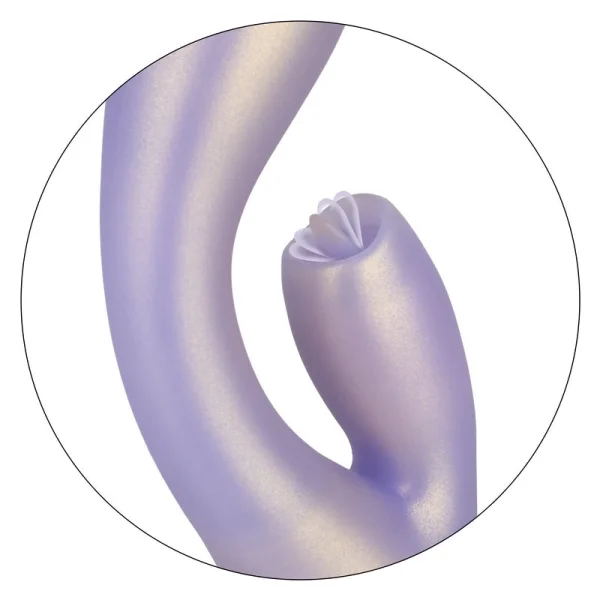 G-Love G-Kiss Silicone Rechargeable Waterproof Dual Stimulation Vibrator By CalExotics