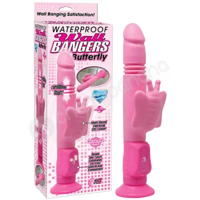Wall Bangers Butterfly Pink Vibrator
