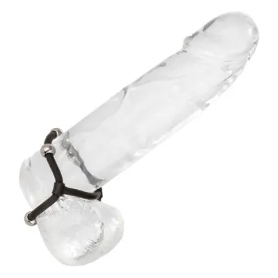 CalExotics Steel Beaded Dual Silicone Maximizer Cock Ring