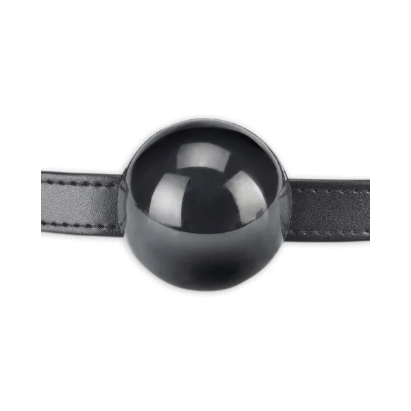 Lux Fetish Silicone Ball Gag Black O/S — image 10 of 11