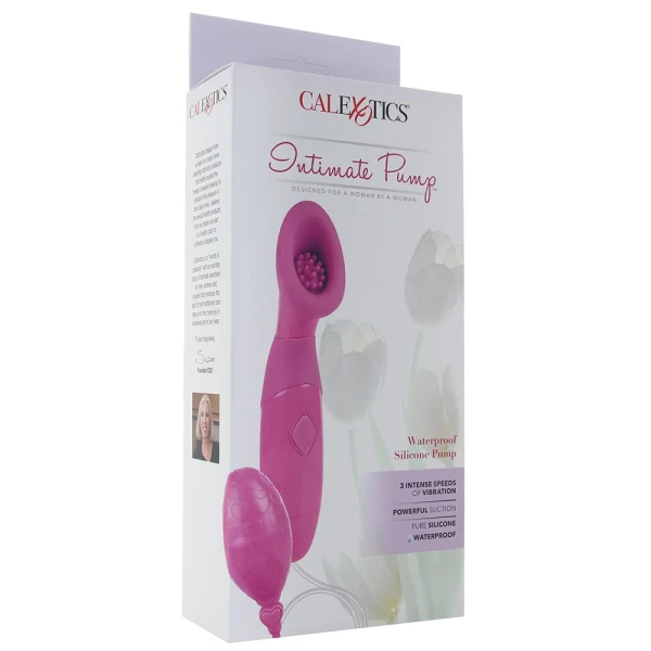 Waterproof Silicone Clitoral Pump by CalExotics - Pink
