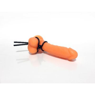 The Brawn Cock Leash Double Black
