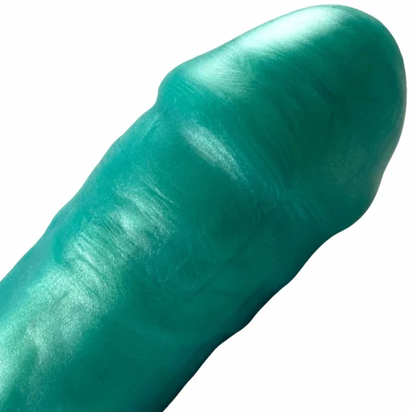Bella Dual Density Silicone 8.5 Inch Dildo By Uberrime - Sea Foam