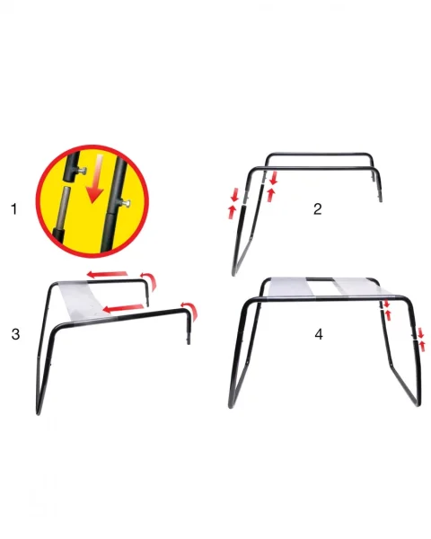 Pipedream Products The Incredible Sex Stool Clear/Black