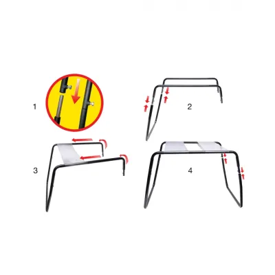 Pipedream Products The Incredible Sex Stool Clear Black