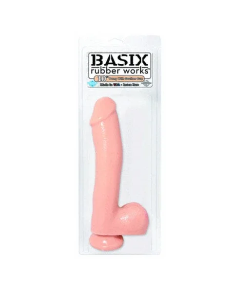 Basix 10 inch Dong with Suction Base