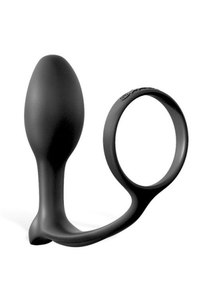 Pipedream Ass-Gasm Cockring 3.4" with Anal Plug