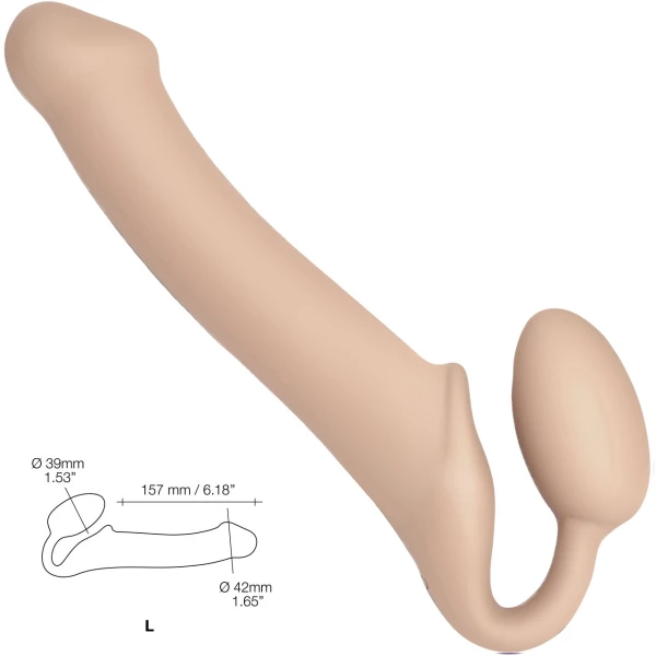 Strap-on-me Vibrating Strap On Large
