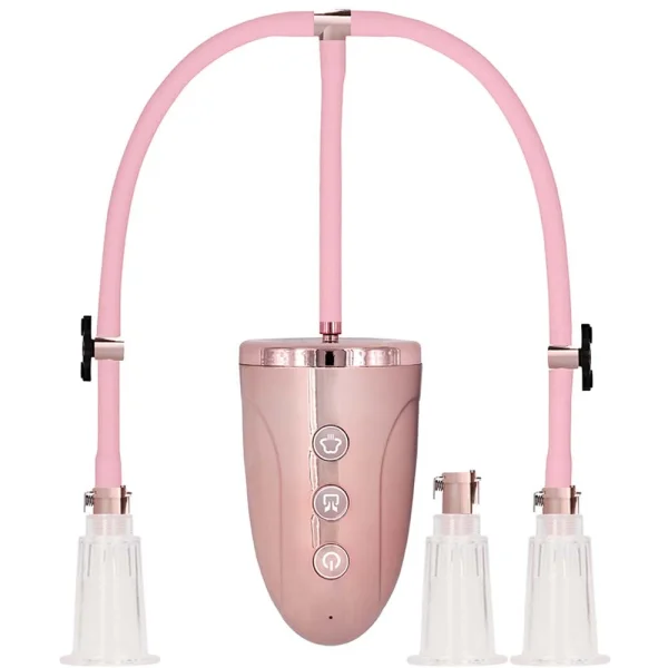 Pumped Rechargeable Clitoral & Nipple Pump Set