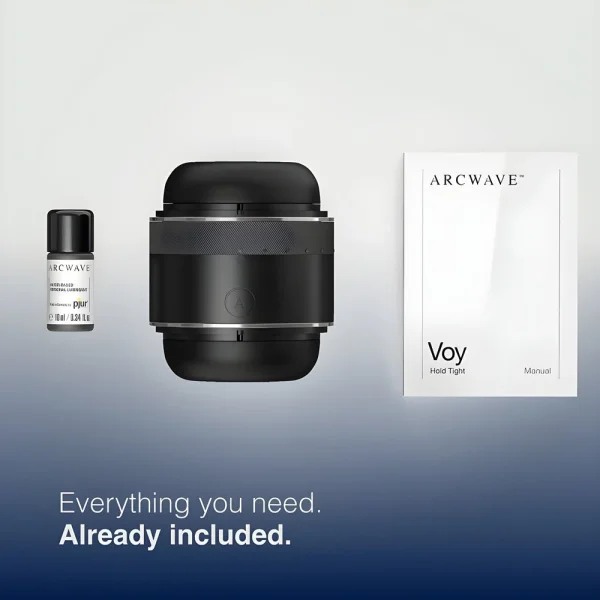 Arcwave Voy Penis Masturbator - Silicone Dual End Adjustable Compact Stroker