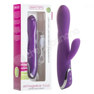 Shots Toys Purple Rechargeable Tulip Vibrator