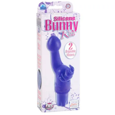 California Exotic Silicone Bunny Kiss Purple