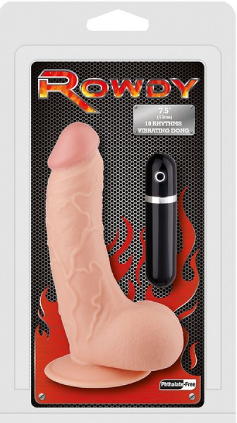 7.5" Vibrating Dong (Flesh)