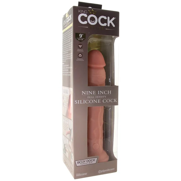 Pipedream Products King Cock Elite 9” Silicone Cock Light