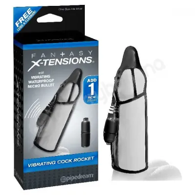 Fantasy X tensions Vibrating Cock Rocket Penis Sleeve