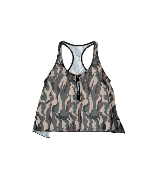 Camouflage Racerback Top - S/M