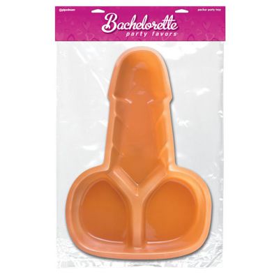 Pecker Party Serving Tray Brown