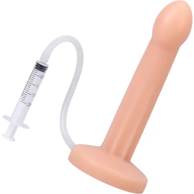 POP Squirting Harness Compatible Silicone Dildo Vanilla