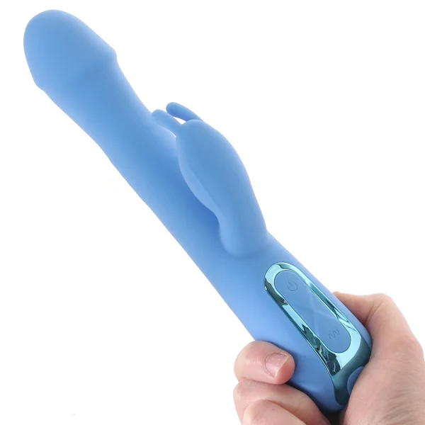 Jack Rabbit Elite Rotating Rabbit Silicone Rechargeable Dual Stimulation Vibrator By CalExotics