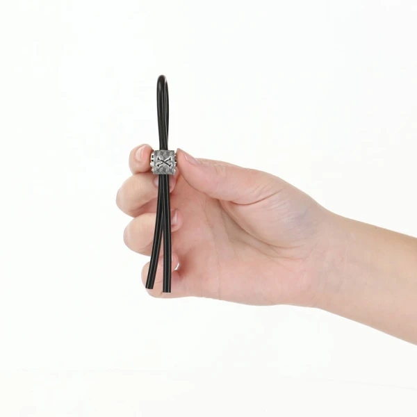Lux Active Tether Adjustable Cock Tie Silicone Black — image 7 of 11