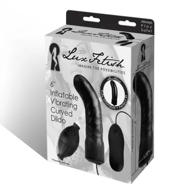 Lux F Inflatable Vibe Curved Dildo 6
