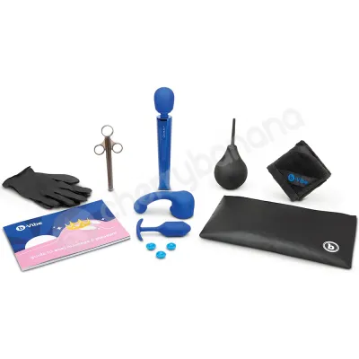 B Vibe Blue Anal Plug Le Wand Massager Education 10 Piece Set